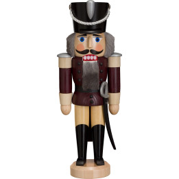 Nutcracker - Hussar - Ash - Aubergine - 28 cm / 11 inch