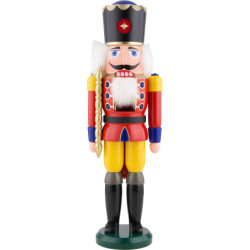 Nussknacker König rot - 50 cm
