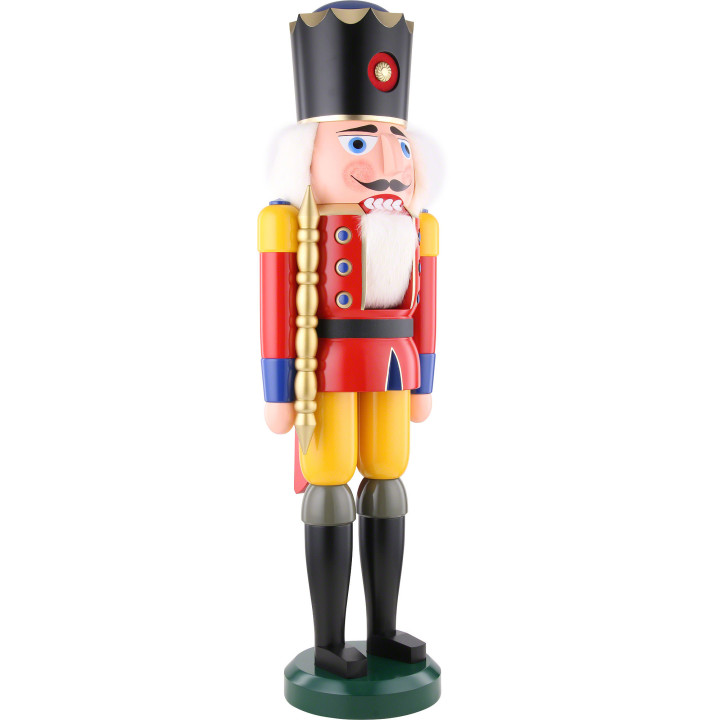Nussknacker König rot - 100 cm
