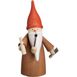 Smoker - Gnome Wood Turner - 16 cm / 6.3 inch
