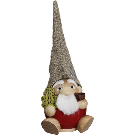 Räuchermännchen Waldzwerg - Kugelräucherfigur - 19 cm