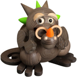 Räucherdrache Drachen-Opa -  Kugelräucherfigur - 9 cm
