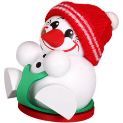 Räuchermännchen Cool-Man mit Rutschbrettel - Kugelräucherfigur - 11 cm