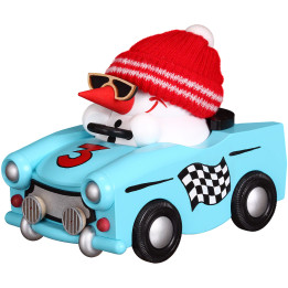 Smoker - Cool-Man in Trabant - Ball Figure - 12 cm / 5 inch