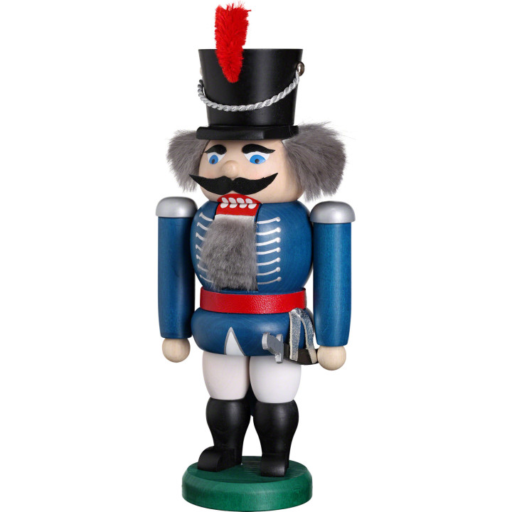 Nussknacker Husar blau - 20 cm