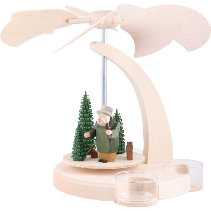 1-Tier Pyramid - Forest Scene - 18 cm / 7 inch