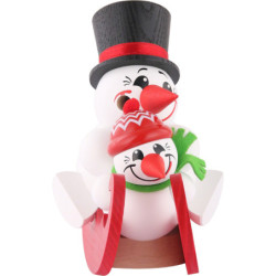 Smoker - Cool-Men on Sleigh - Ball Figure - 12 cm / 5 inch