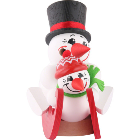Smoker - Cool-Men on Sleigh - Ball Figure - 12 cm / 5 inch