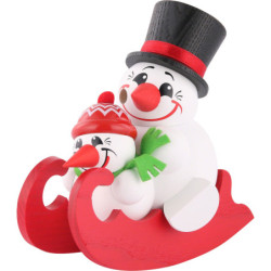 Smoker - Cool-Men on Sleigh - Ball Figure - 12 cm / 5 inch