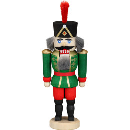 Nutcracker - Hussar Green - 12 cm / 4.7 inch