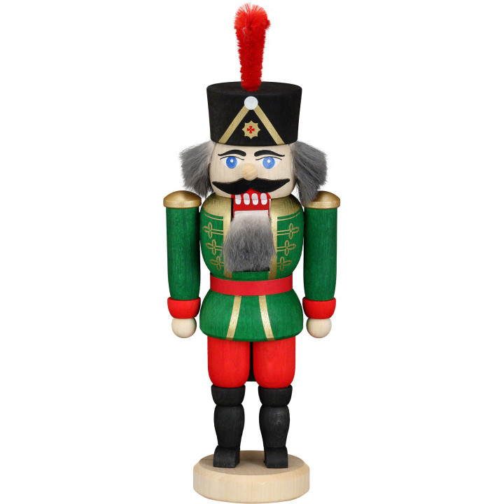 Nutcracker - Hussar Green - 12 cm / 4.7 inch