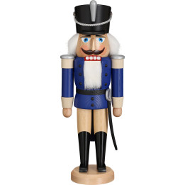 Nutrcakcer Hussar Glazed Blue - 37 cm / 14.6 inch