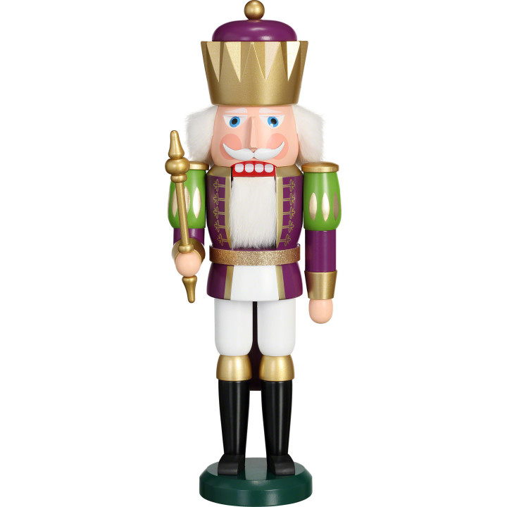 Nutcracker - Exclusive King Purple-White - 40 cm / 15.7 inch