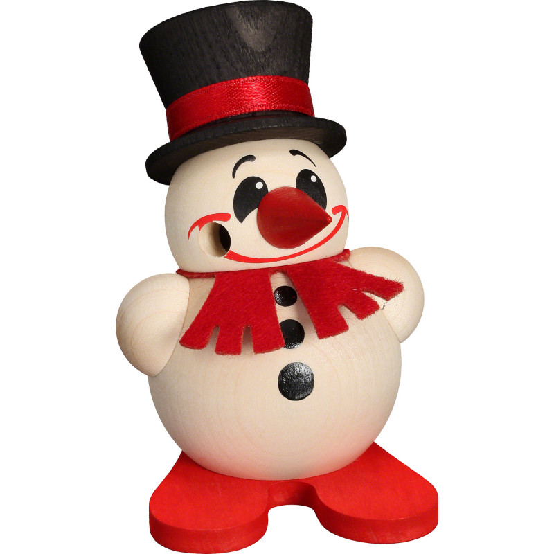 Räuchermännchen Cool-Man mit Ski & Zylinder - Kugelräucherfigur - 10 cm