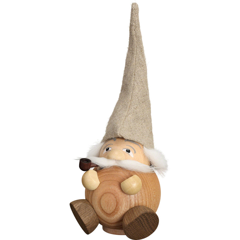 Smoker - Forest Dwarf natural - Ball Figure - 19 cm / 3.5 inch