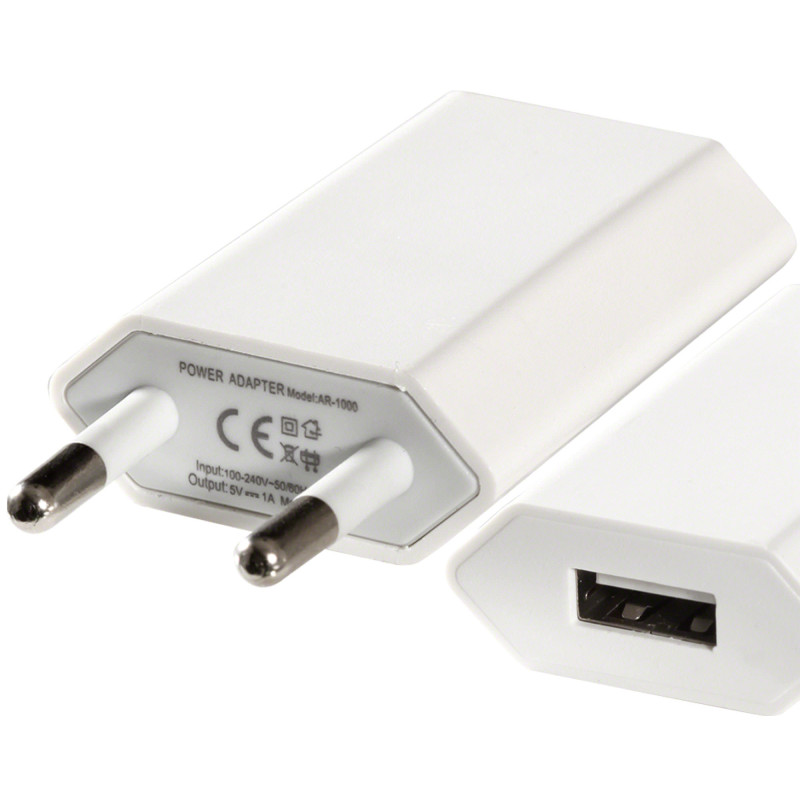 USB-Steckernetzteil 110-220V/5V - 2 cm