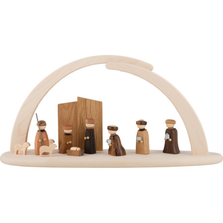 Leuchterbogen - Christi Geburt - 42x21x13 cm