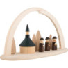 Modern Light Arch - Seiffener Church - 42x21x13 cm / 16x8x5 inch