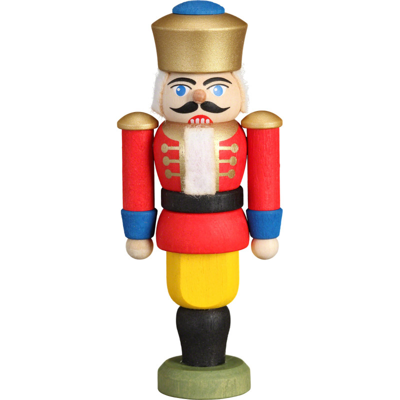 Nussknacker König rot - 9 cm