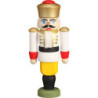 Nussknacker König weiß - 9 cm