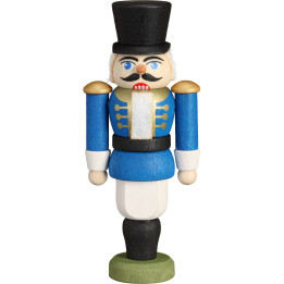 Nutcracker - Hussar Blue - 9 cm / 3.5 inch