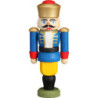Christbaumschmuck Nussknacker - König blau - 9 cm