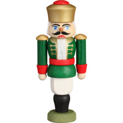 Tree Ornament - Nutcracker - King Green - 9 cm / 3.5 inch