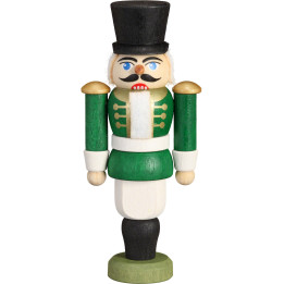 Christbaumschmuck Nussknacker - Husar grün - 9 cm