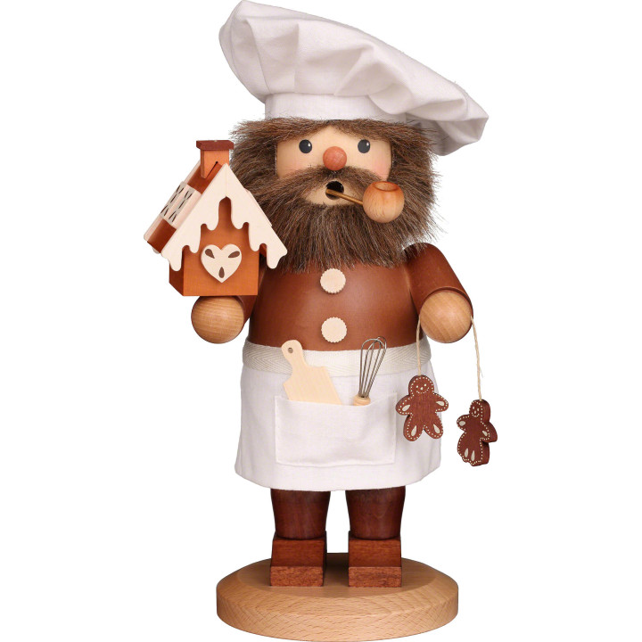 Räuchermännchen Zuckerbäcker natur - 25 cm