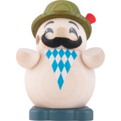 Smoker - Bavarian - Ball Figure - 9 cm / 3.5 inch