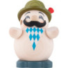 Smoker - Bavarian - Ball Figure - 9 cm / 3.5 inch