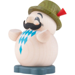 Smoker - Bavarian - Ball Figure - 9 cm / 3.5 inch