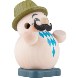 Smoker - Bavarian - Ball Figure - 9 cm / 3.5 inch
