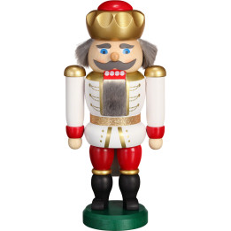 Nutcracker - Exclusive King White-Red - 20 cm / 7.9 inch