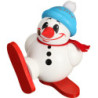Räuchermännchen Cool-Man Skifahrer - 11 cm