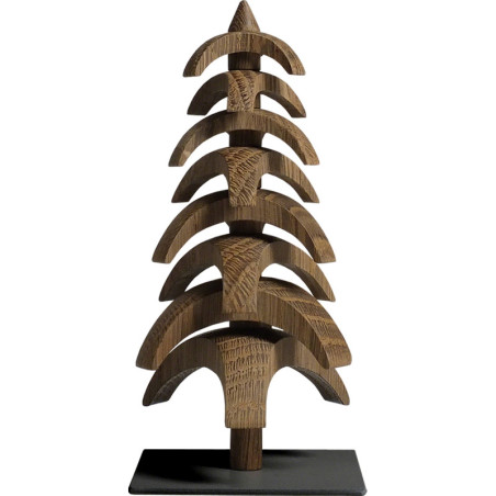 Drehbaum Twist, Eiche geräuchert - 15 cm