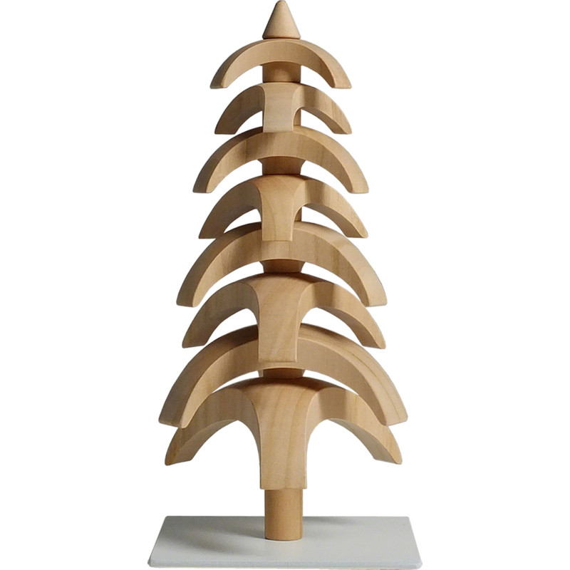 Twist Tree - Cherry Wood - 15 cm / 5.9 inch