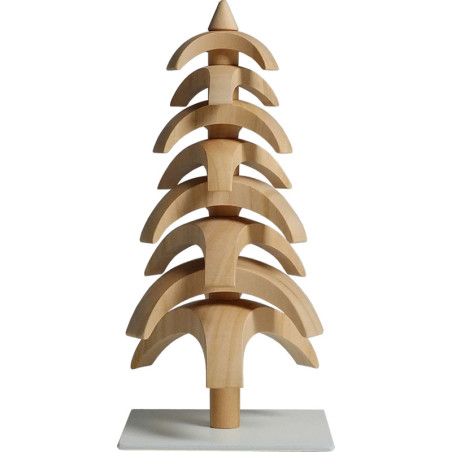 Twist Tree - Cherry Wood - 15 cm / 5.9 inch