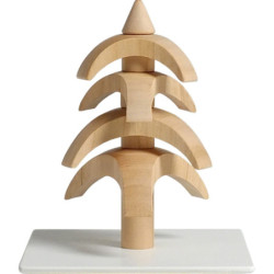Twist Tree - Cherry Wood - 8 cm / 3.1 inch
