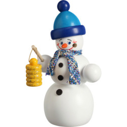 Smoker - Snowman with Lantern - 16 cm / 6.3 inch