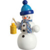 Räuchermännchen Schneemann mit Laterne - 16 cm