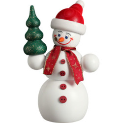 Räuchermännchen Weihnachts-Schneemann - 15 cm