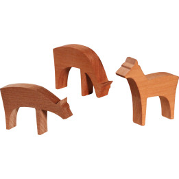 Deer - 3 pieces - 4 cm / 1.6 inch