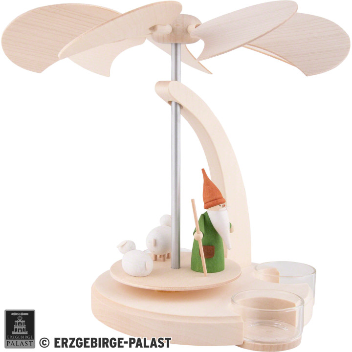 1-stöckige Bogenpyramide Schäferwichtel - 18 cm