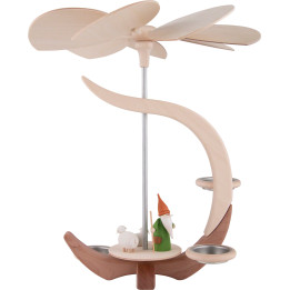 1-Tier Pyramid - C-Shape Shepherd Gnome - 30 cm / 11.8 inch