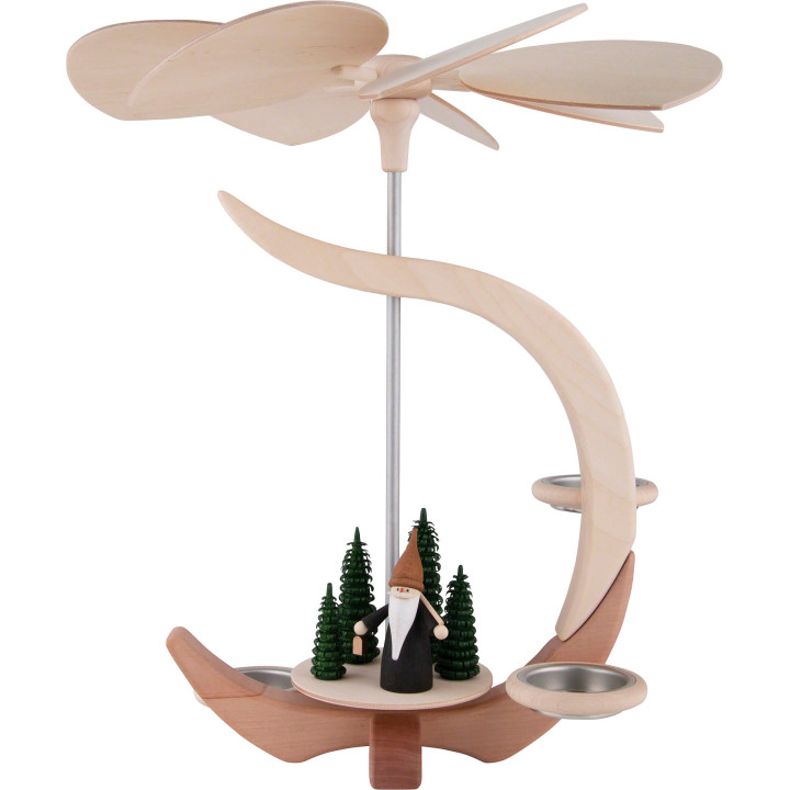1-Tier Pyramid - C-Shape Mountain Gnome - 30 cm / 11.8 inch