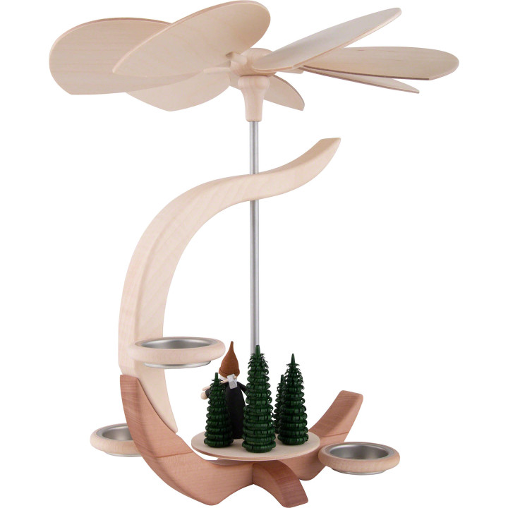 1-Tier Pyramid - C-Shape Mountain Gnome - 30 cm / 11.8 inch