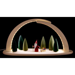 Modern Light Arch - Christmas Gnome - 42x21 cm / 16.5x8.3 inch