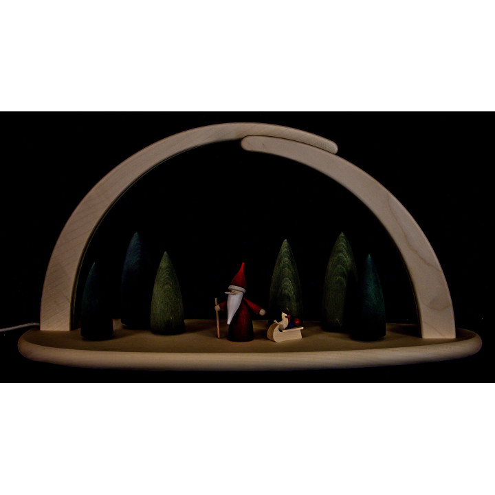 Modern Light Arch - Christmas Gnome - 42x21 cm / 16.5x8.3 inch