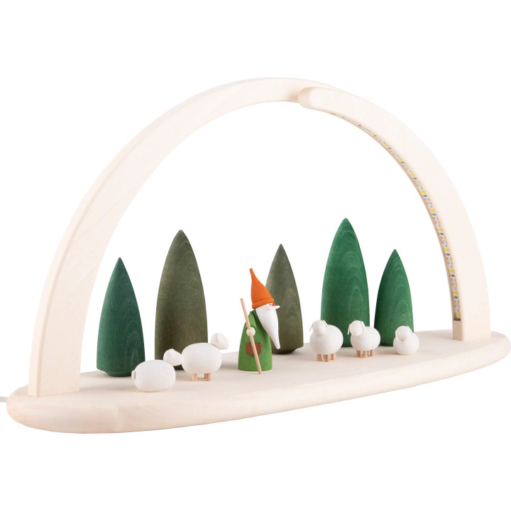 Modern Light Arch - Shepherd Gnome - 42x21 cm / 16.5x8.3 inch